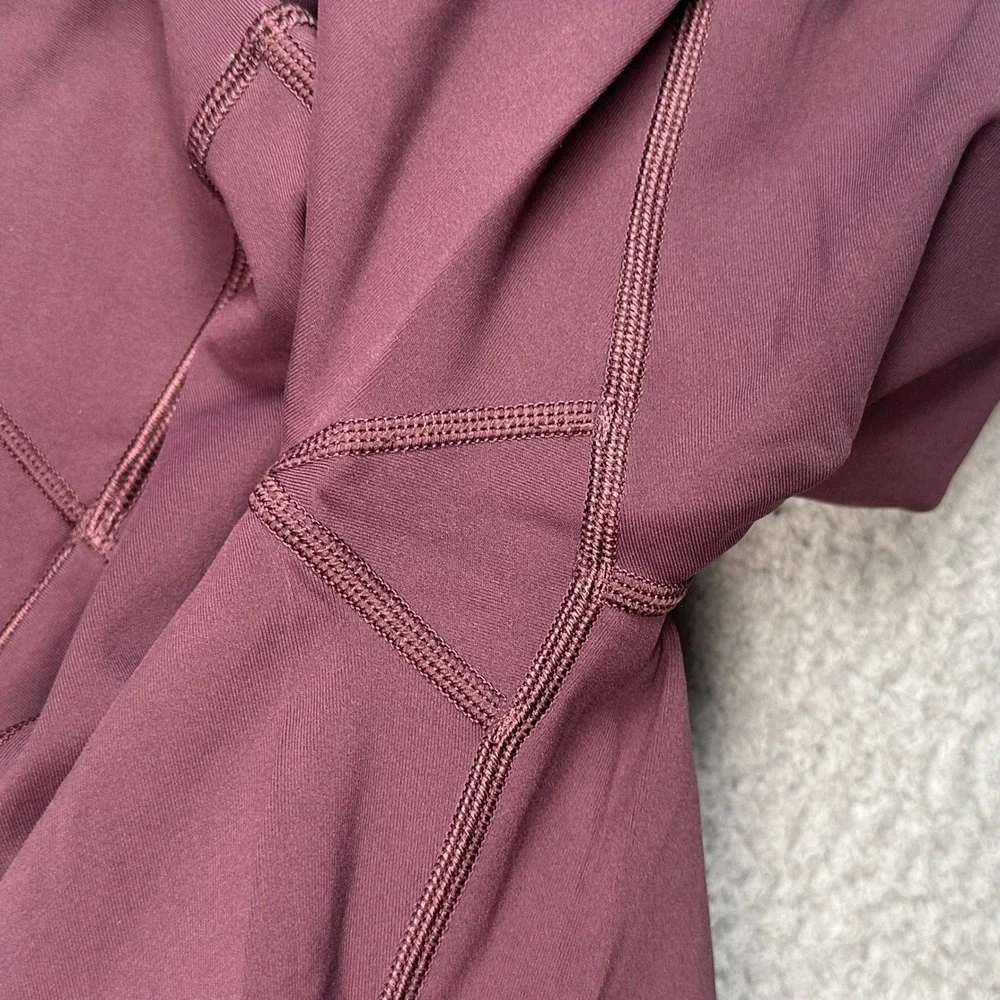 Lululemon Find Focus 7/8 Tight Women's 6 Arctic Plum Mesh Luxtreme Leggings Gym